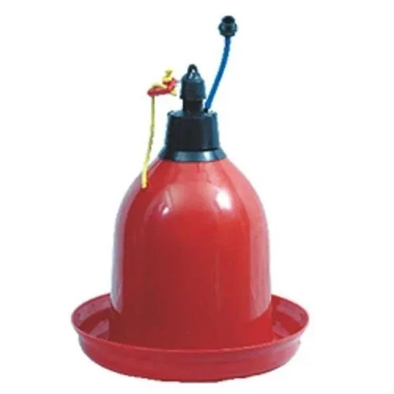 Jumbo Breeder Drinker — Red color, plastic material