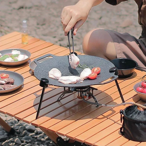 Metal Barbecue Tray — Powder coating, spraying