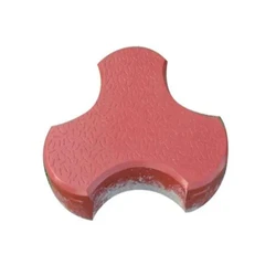 Orange Color Interlocking Tiles