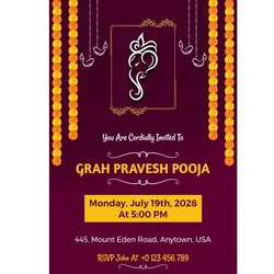 Religious Invitation Cards