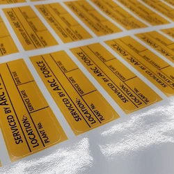 Reverse Printed Labels