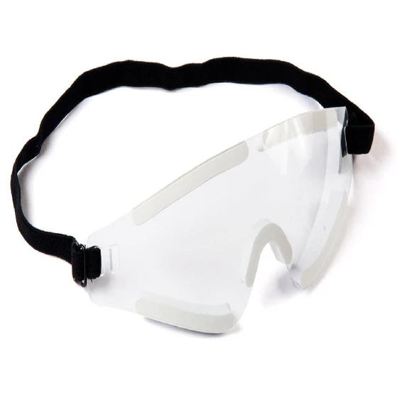 Dual Eye Flat Shield — latex free,  polycarbonate
