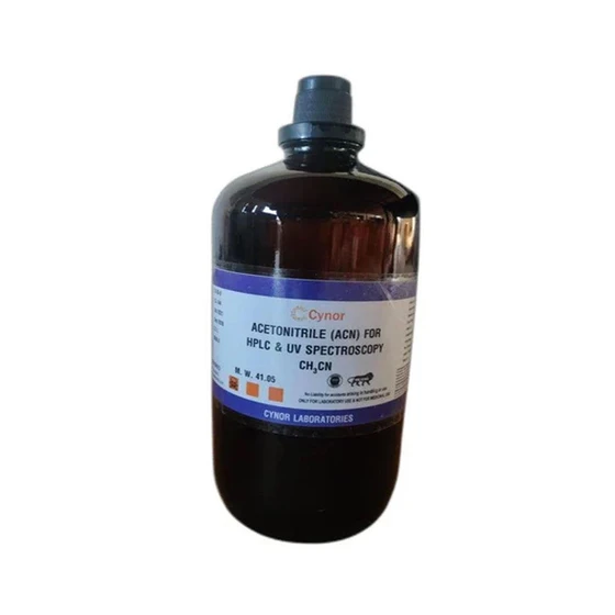 Brown Acetonitrile Solution — High-performance liquid