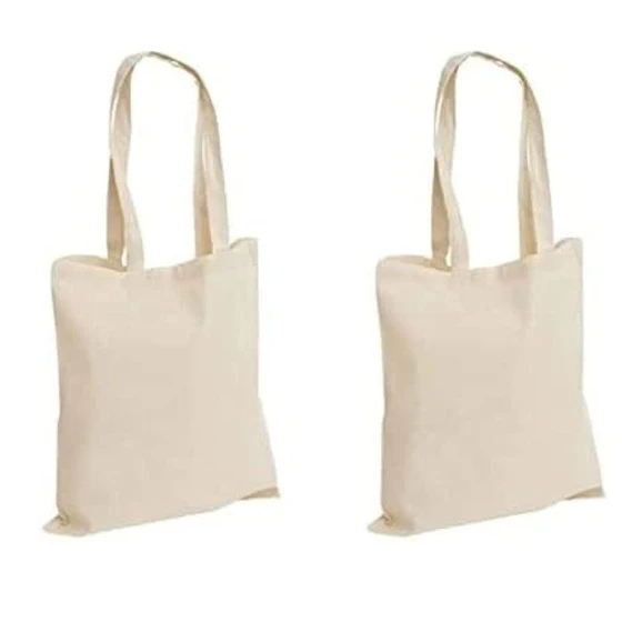 Plain Shopping Bags — Waterproof, customized, beige