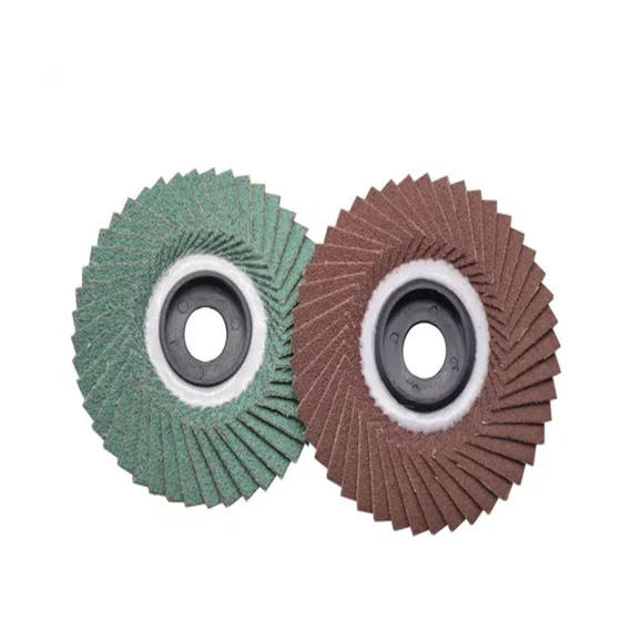 Radial Flap Discs — Stainless steel material, ‎green
