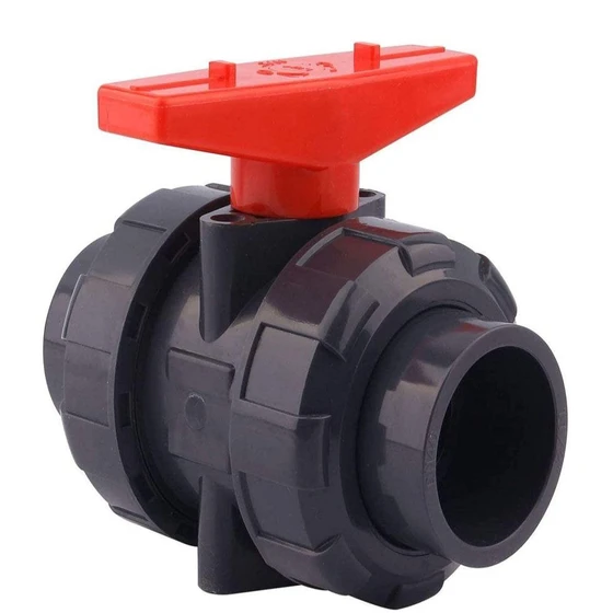 Union Ball Valve — Smooth, pvc, metals materials