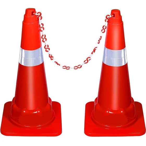 Plastic Traffic Cone — Alloy steel material, ‎round
