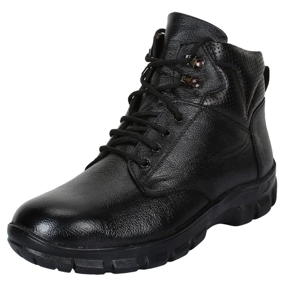 Men Safety Shoes — Black colour, anti-static, double
