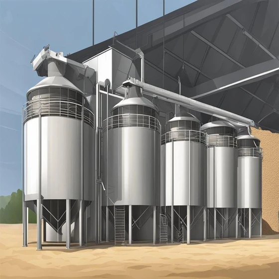 Cattle Feed Storage Tank — Commercial and agricultural