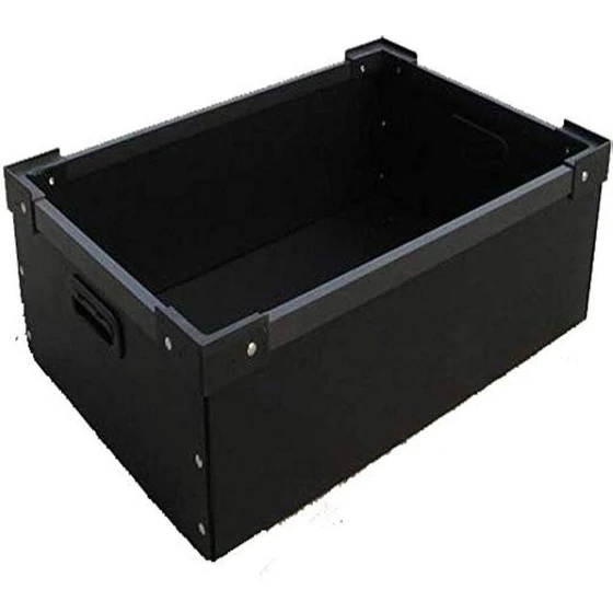 Plastic ESD Bin — Rectangular shape, solid