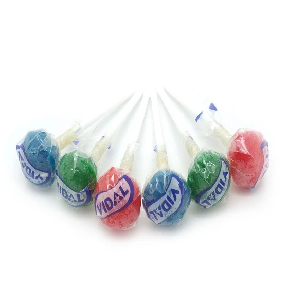 Tongue painter lollipop — Colorful, round shape, sweet