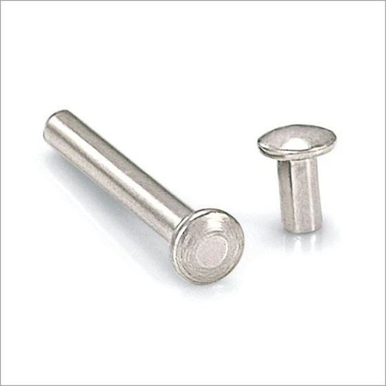 Round Head SS Rivets — Long service life, flat head