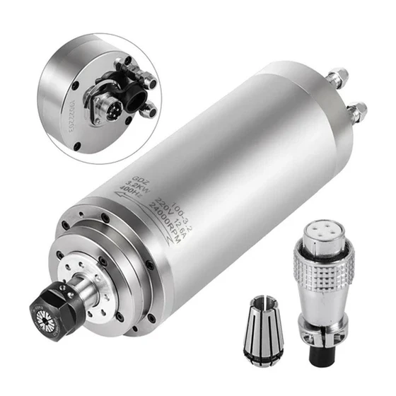 Water Cooled Spindle — 80 x 230mm middle body size