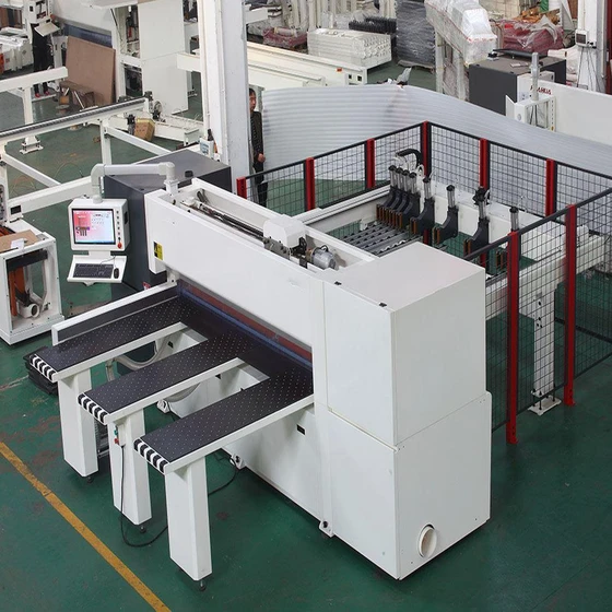 Computer Panel Saw — 5200 × 5300 × 1750mm overall size