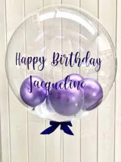 Pink Bubble balloon — Multicolor