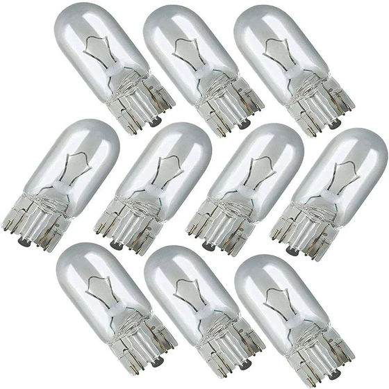 Capless Wedge Bulbs — White lighting color, 24v volt