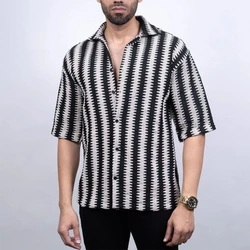 Crochet Fabric Shirt