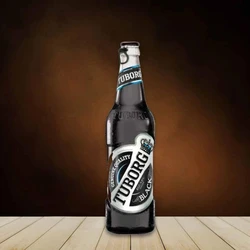 Black Beer Bottle, Glass material, 6 mm thickness