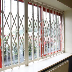 Retractable Window Grilles, perfect for ground floor