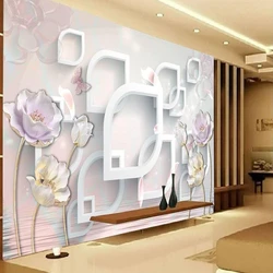 3d Pvc Wall Paper, Waterproof, fireproof feature