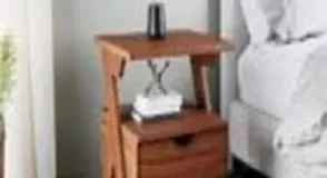 Bedside Table, Material Wooden