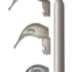 Laryngoscope Fiber Optical, Rechargeable Handles Utilize 35 V