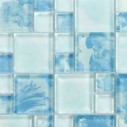 beautiful Square Sky Blue Wall Tile