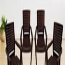 Without Hand Rest Without Arms Chair, Color Gray and Black