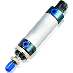 Round Pneumatic Air Cylinder,  aluminium material