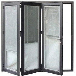 Polished Folding Aluminum Door, 20mm thickness