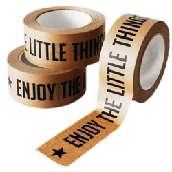 Printed brown tape, Single sided, packaging use