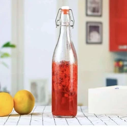Large Swing Bottles, Plastic & silicone stopper