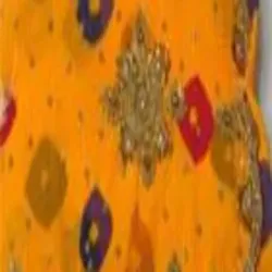 Madhubani Hand Painted Saree, Design Floral Design
