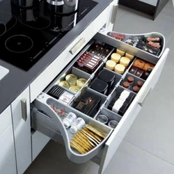 Modular Kitchen Trolley, Iron frame in golden finish