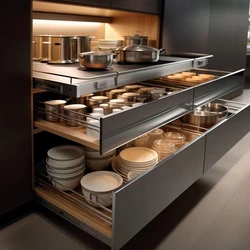 Kitchen Cabinets Trolley, Utensils storage organizer