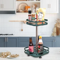 Kitchen Rotating Trolley, Multiple layer floor shelf