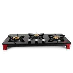 Three Burner Stove Top, Easy cleaning structure