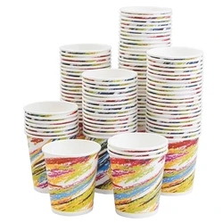 eco friendly disposable glasses, renewable, round