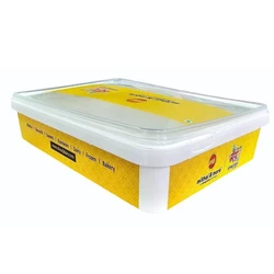 plastic box for sweets, Transparent, Attached Lids