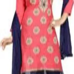 Pure Banarasi Cotton Silk Handloom 3 Pcs Suit, Wash Care Machine wash