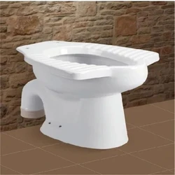 P Trap Indian Toilet Seat, Silvershine, oval