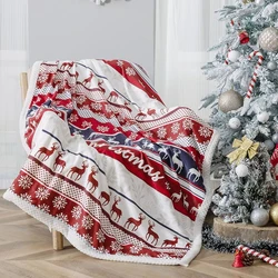 Christmas Fleece Blankets Fuzzy warm and cozy