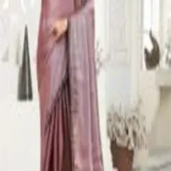 Plain 44-45 fox georgette 44 panna, For Saree, DesignPattern Mirror Work