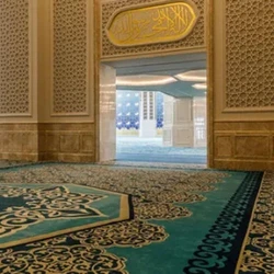 Polyester Mosque Carpet fade resistant and no shedding