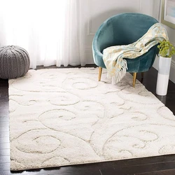 Fluffy Living Room Carpet, smooth surfaces