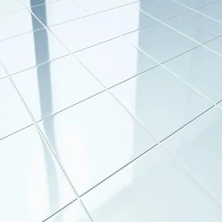 White Ceramic Floor Tiles