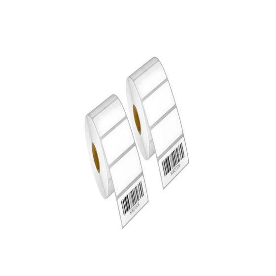 Transparent Barcode Labels, Clear acrylic adhesive