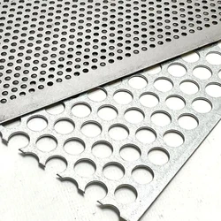 SS 316 Perforated Sheets, Round hole pattern