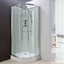 White Shower Cabin