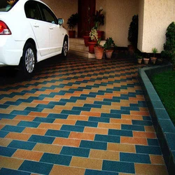 Square Terracotta Parking Tiles